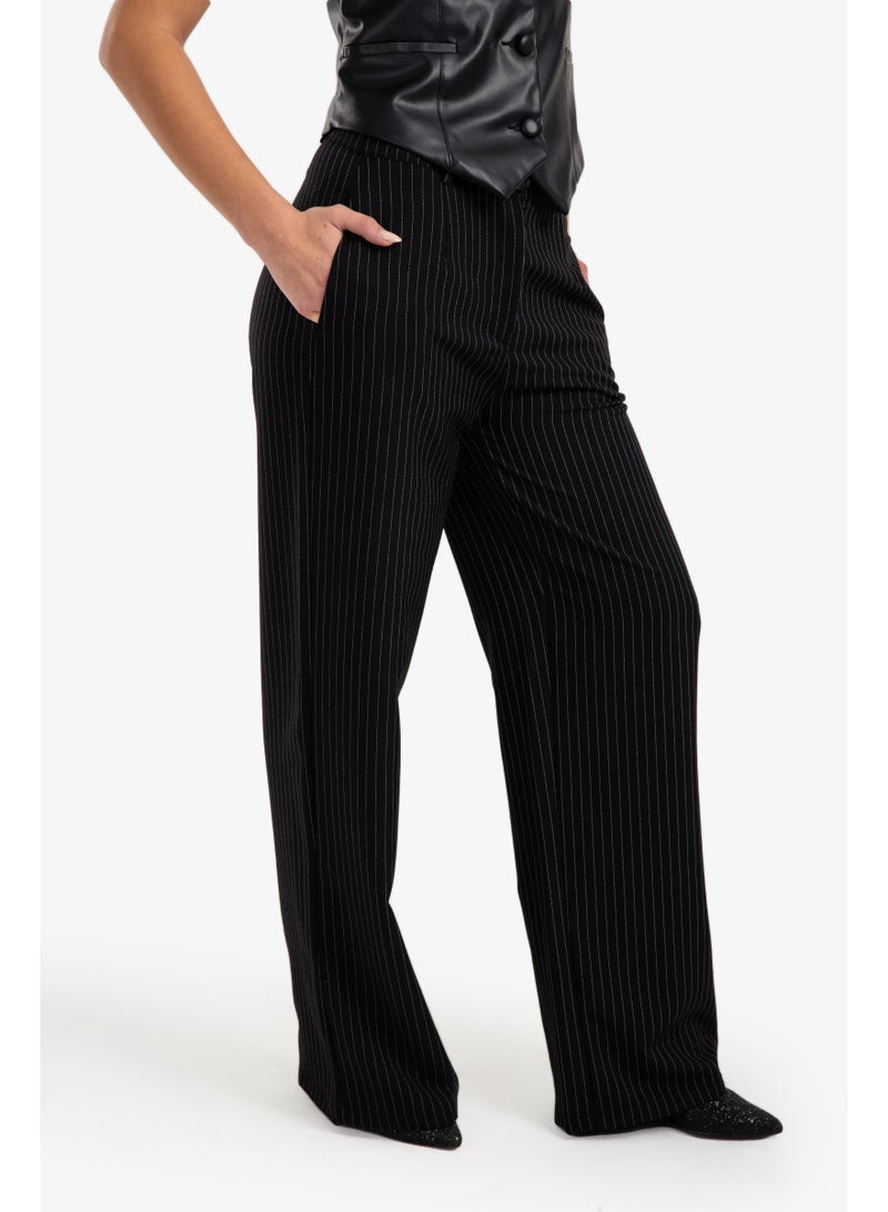Clue Striped Zip-up Pants - Image 1